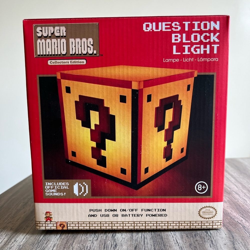 Super Mario Brothers Question Box Lamp